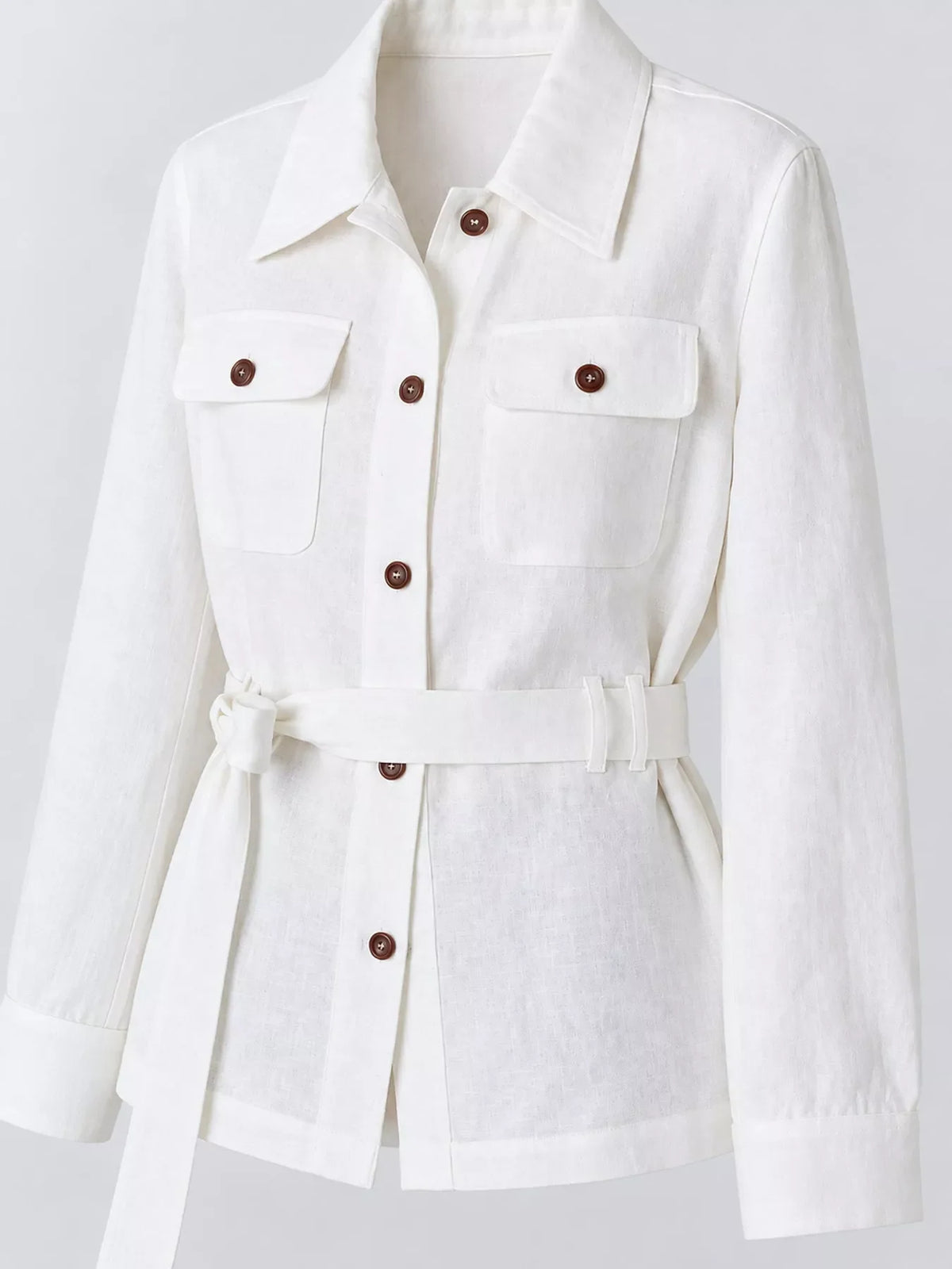Button Up Long Sleeve Shacket