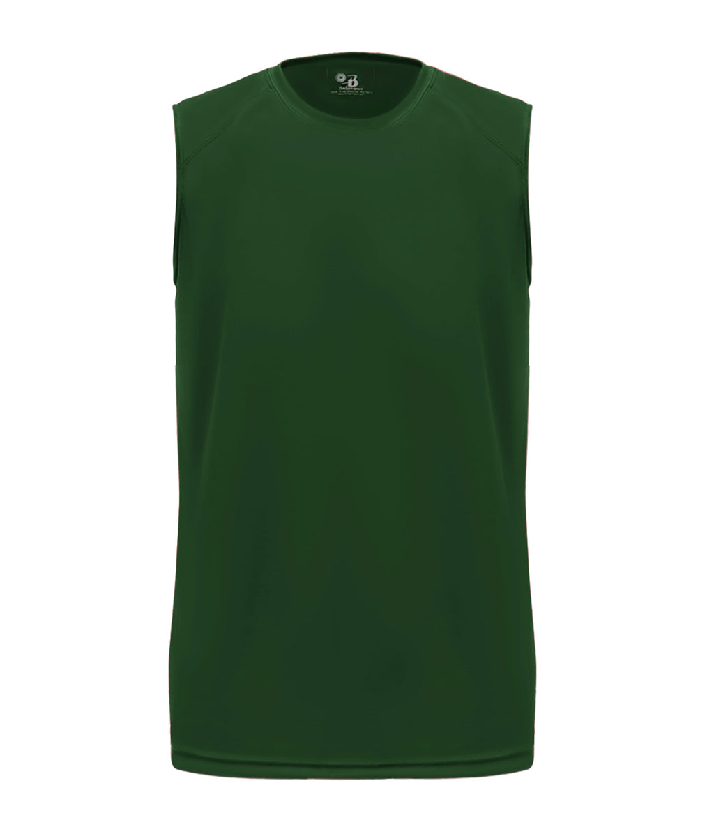 YOUTH B-CORE SLEEVELESS T-SHIRT - MOISTURE-WICKING PERFORMANCE