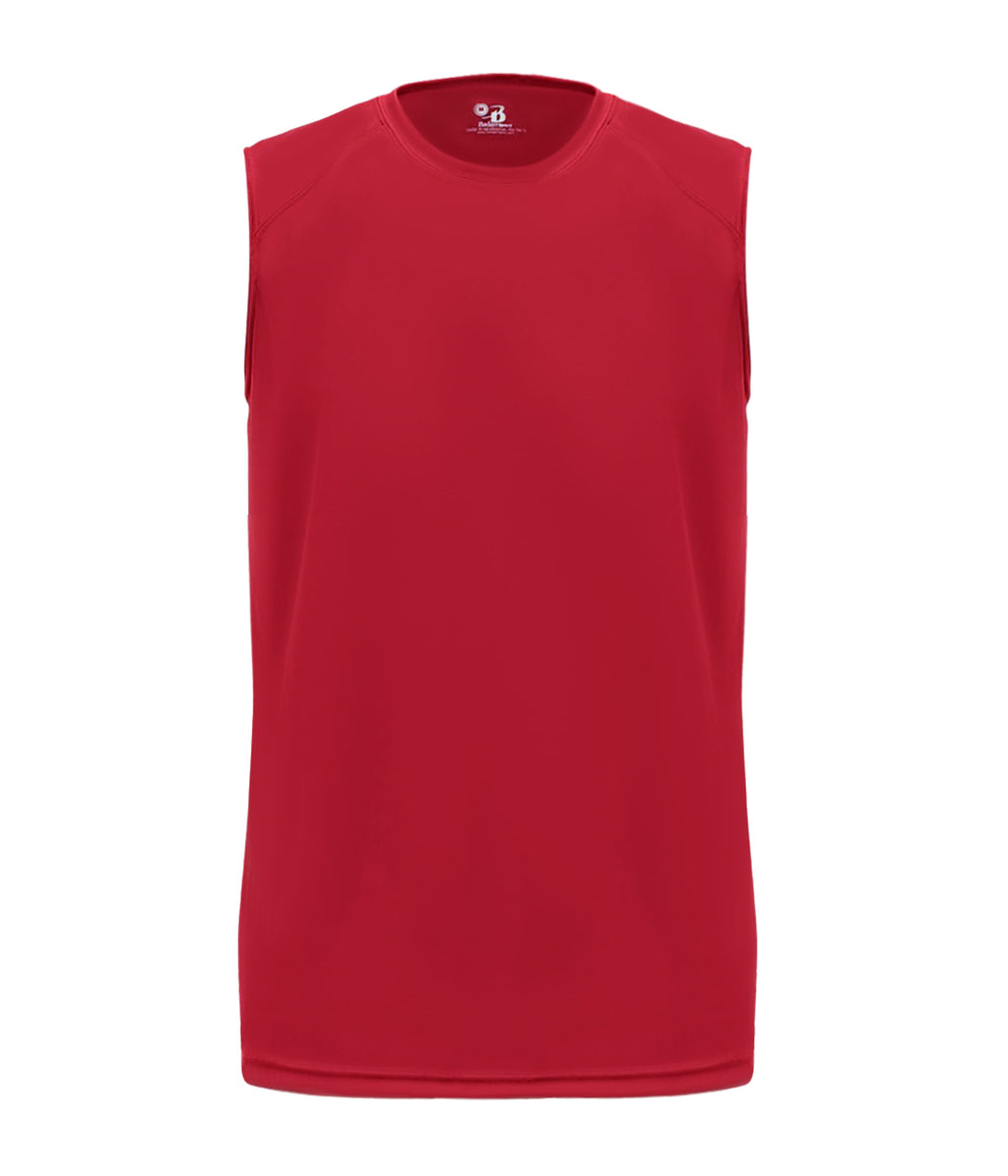 YOUTH B-CORE SLEEVELESS T-SHIRT - MOISTURE-WICKING PERFORMANCE