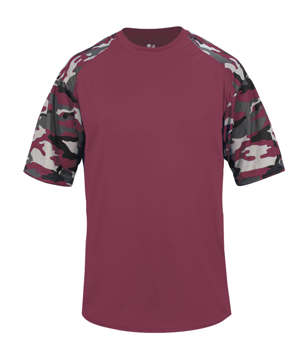 YOUTH CAMO SPORT T-SHIRT - MOISTURE-WICKING PERFORMANCE