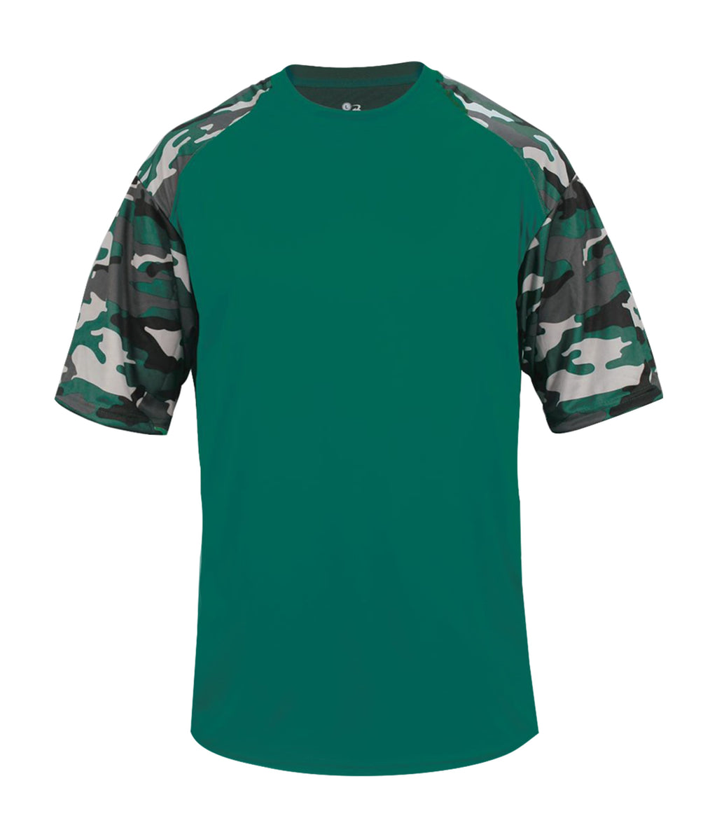 YOUTH CAMO SPORT T-SHIRT - MOISTURE-WICKING PERFORMANCE