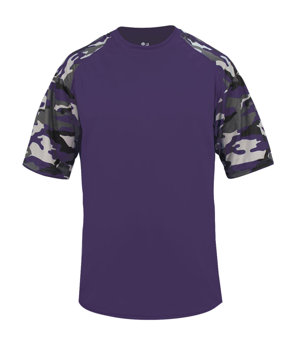 YOUTH CAMO SPORT T-SHIRT - MOISTURE-WICKING PERFORMANCE