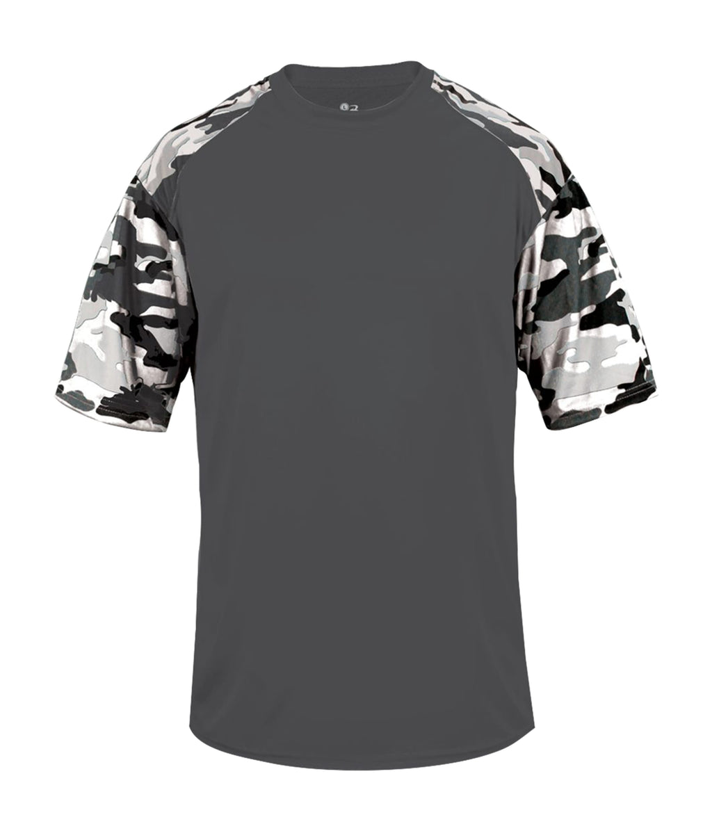 YOUTH CAMO SPORT T-SHIRT - MOISTURE-WICKING PERFORMANCE