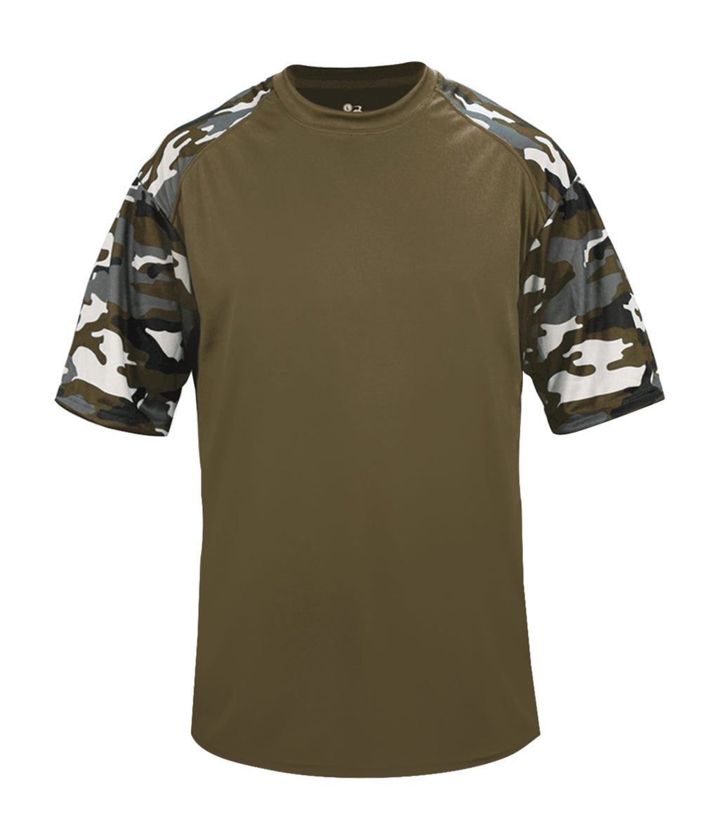 YOUTH CAMO SPORT T-SHIRT - MOISTURE-WICKING PERFORMANCE