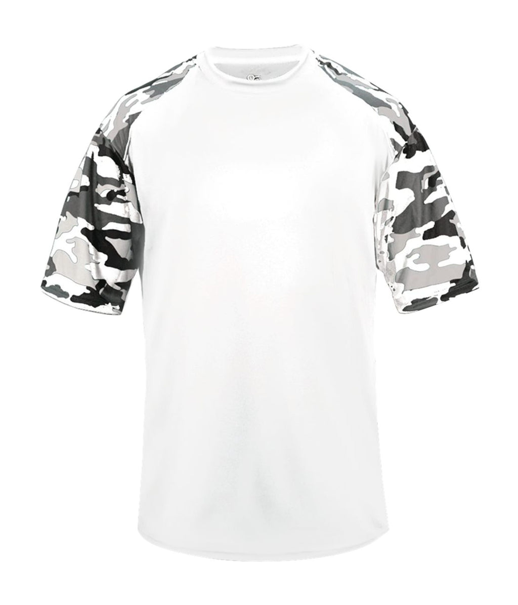 YOUTH CAMO SPORT T-SHIRT - MOISTURE-WICKING PERFORMANCE