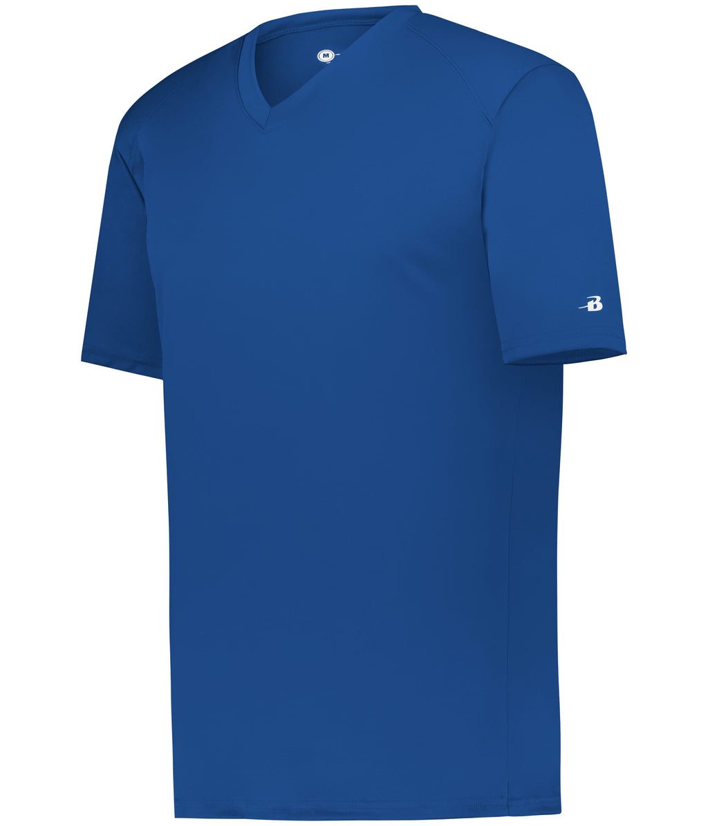 YOUTH B-CORE V-NECK T-SHIRT - MOISTURE-WICKING PERFORMANCE