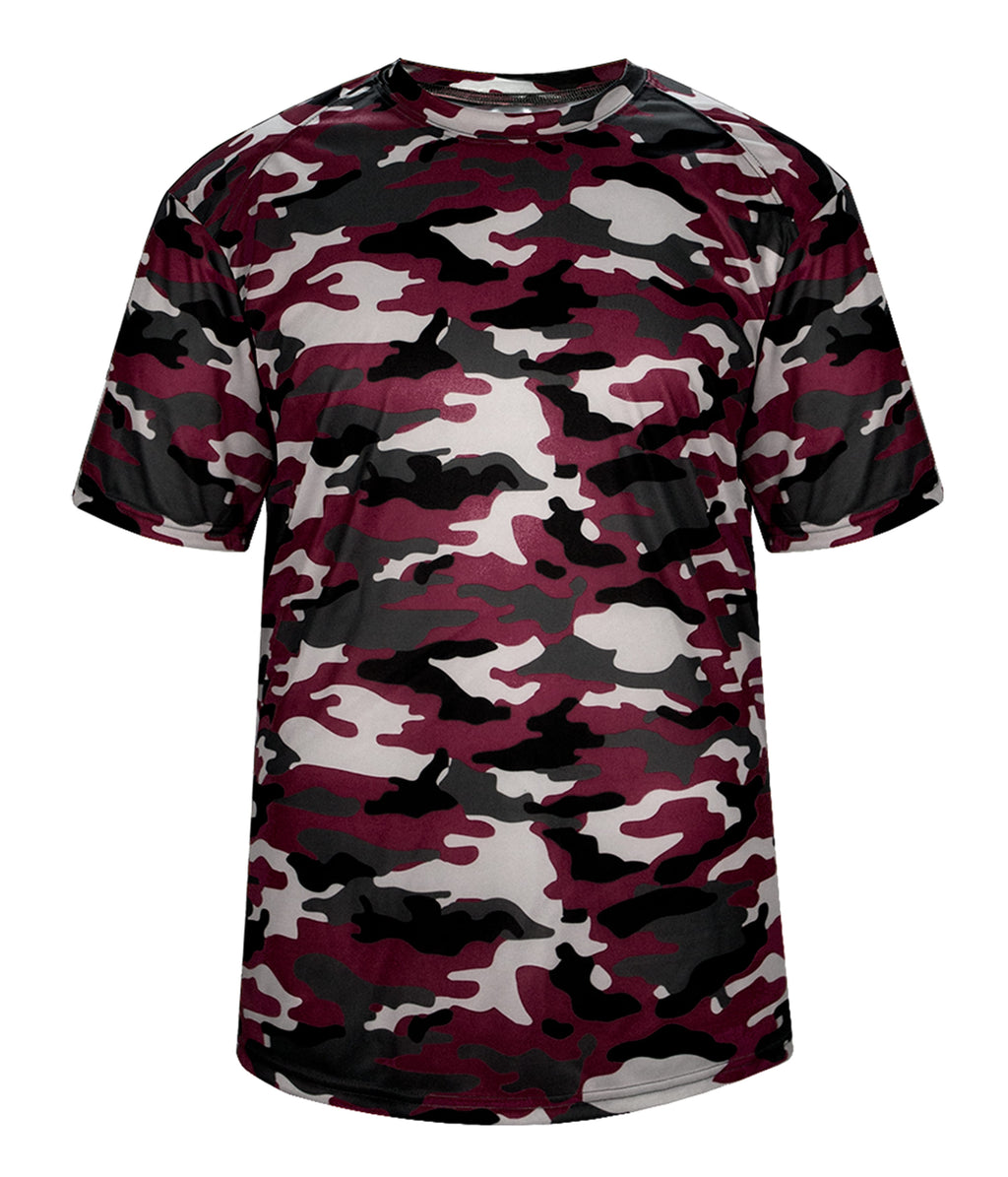 YOUTH CAMO T-SHIRT - MOISTURE-WICKING PERFORMANCE