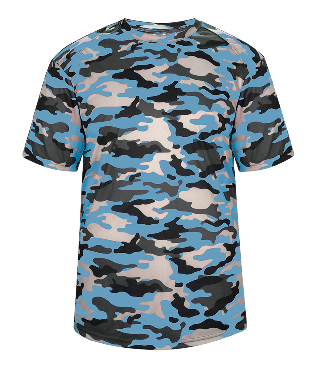 YOUTH CAMO T-SHIRT - MOISTURE-WICKING PERFORMANCE