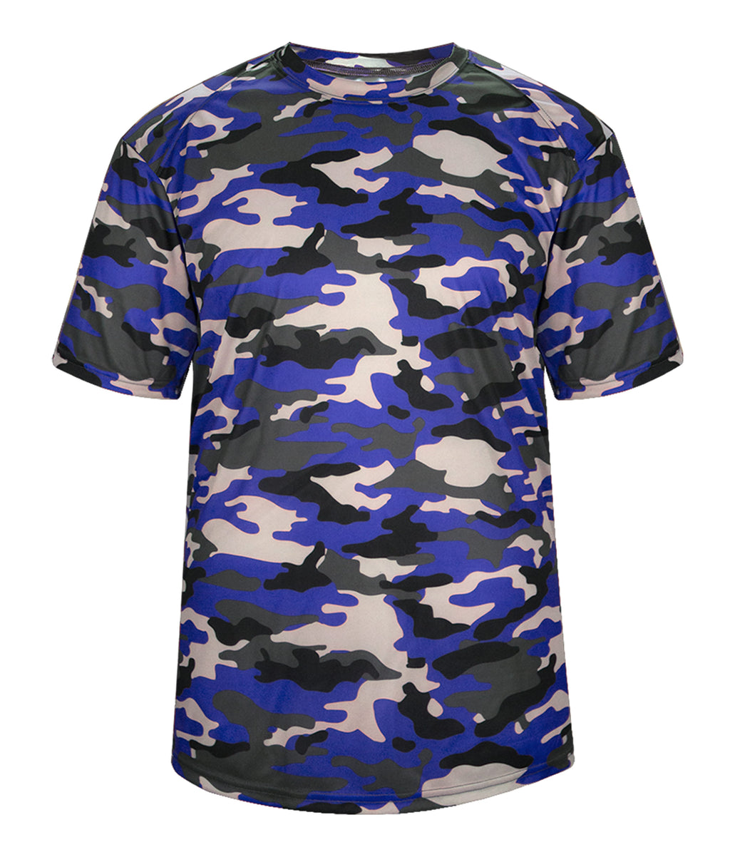 YOUTH CAMO T-SHIRT - MOISTURE-WICKING PERFORMANCE