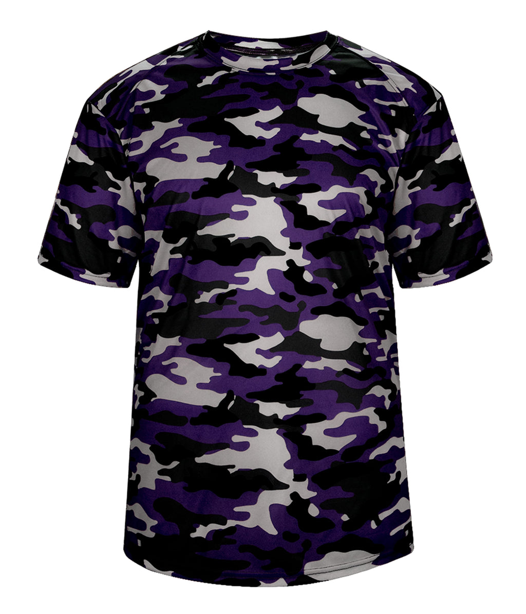 YOUTH CAMO T-SHIRT - MOISTURE-WICKING PERFORMANCE