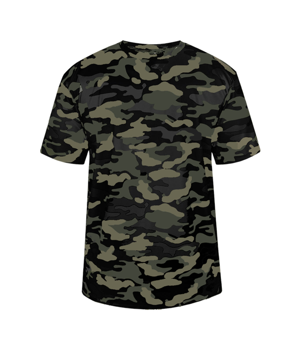 YOUTH CAMO T-SHIRT - MOISTURE-WICKING PERFORMANCE