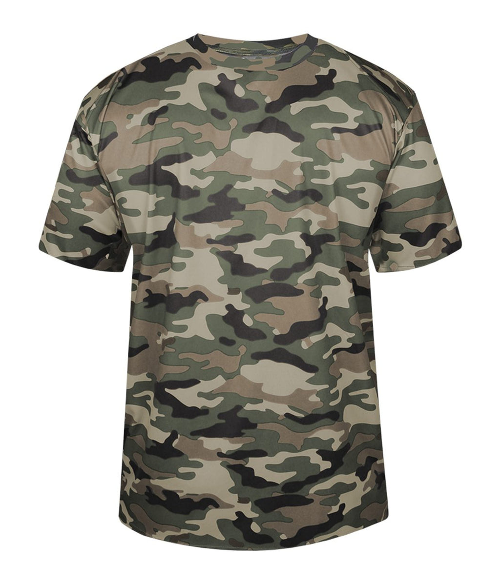 YOUTH CAMO T-SHIRT - MOISTURE-WICKING PERFORMANCE