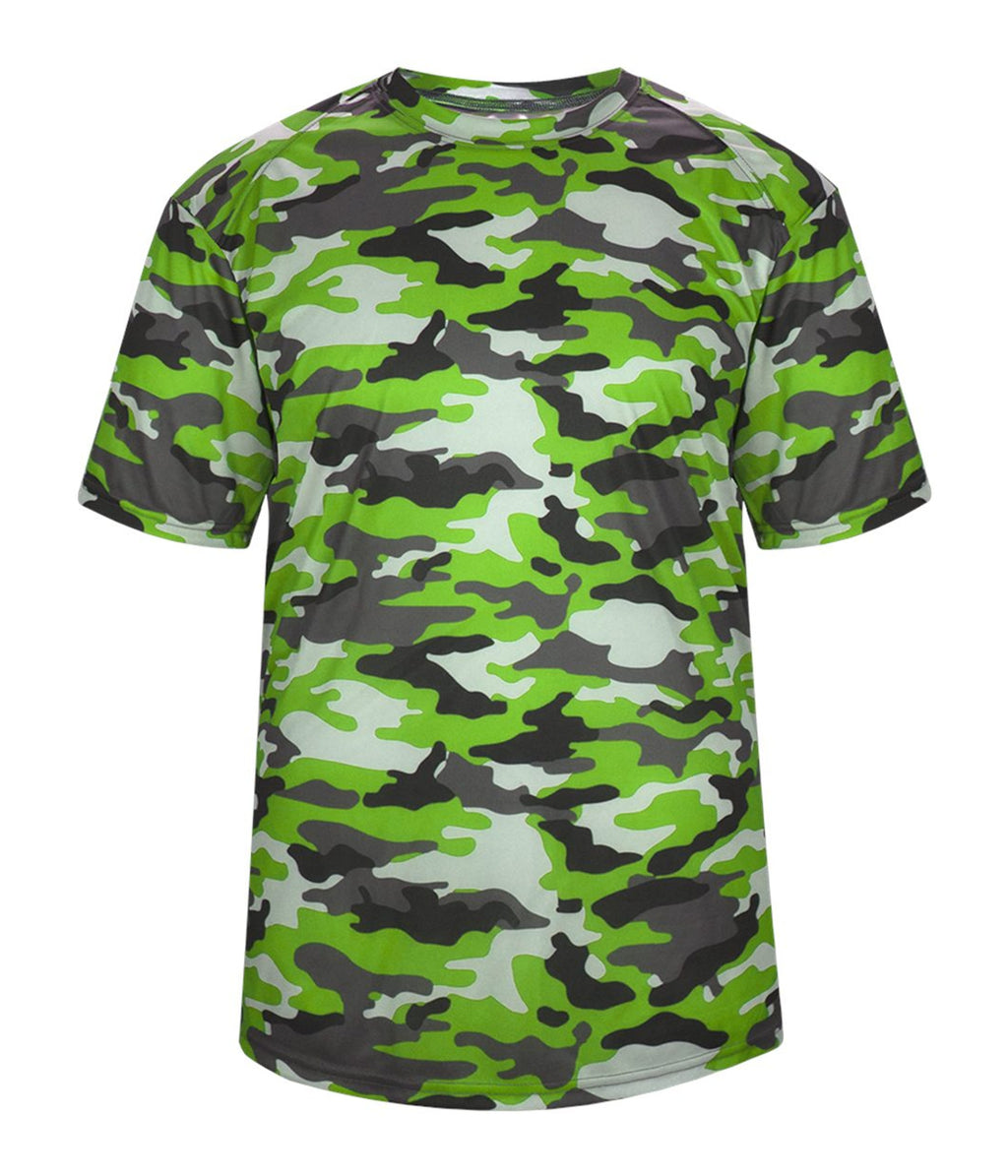 YOUTH CAMO T-SHIRT - MOISTURE-WICKING PERFORMANCE