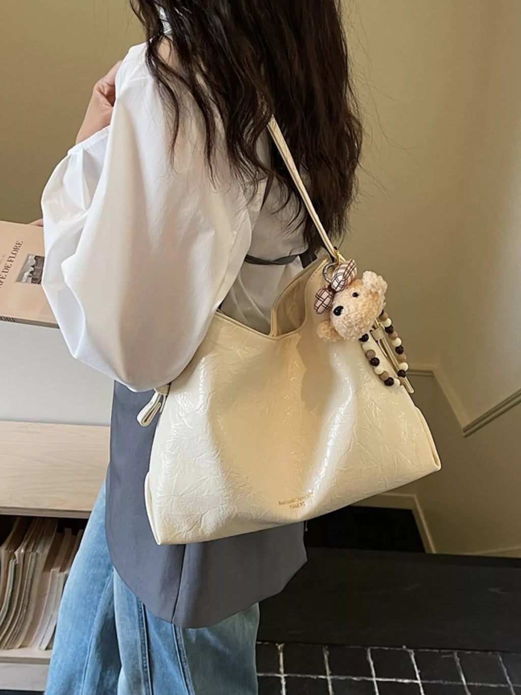 PU Leather Shoulder Bag