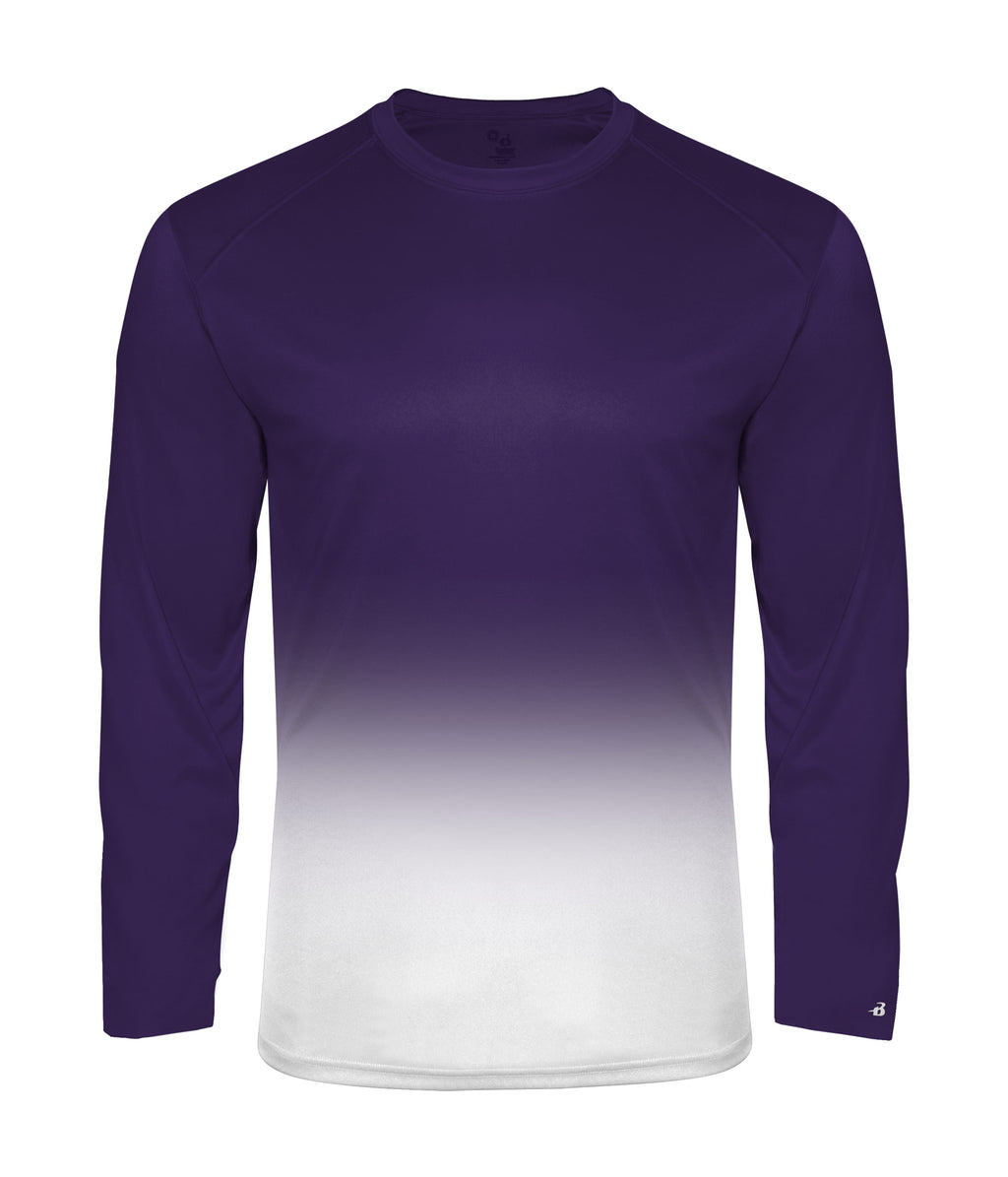 YOUTH OMBRE LONG-SLEEVE T-SHIRT - MOISTURE-WICKING