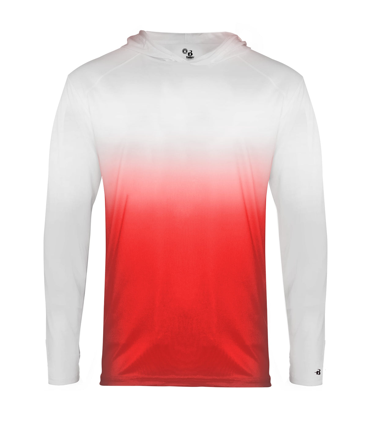 YOUTH OMBRE HOODED T-SHIRT - MOISTURE-WICKING PERFORMANCE