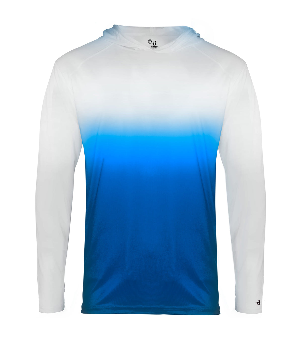 YOUTH OMBRE HOODED T-SHIRT - MOISTURE-WICKING PERFORMANCE