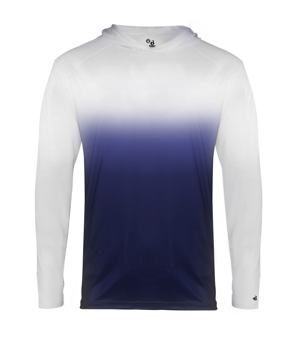 YOUTH OMBRE HOODED T-SHIRT - MOISTURE-WICKING PERFORMANCE