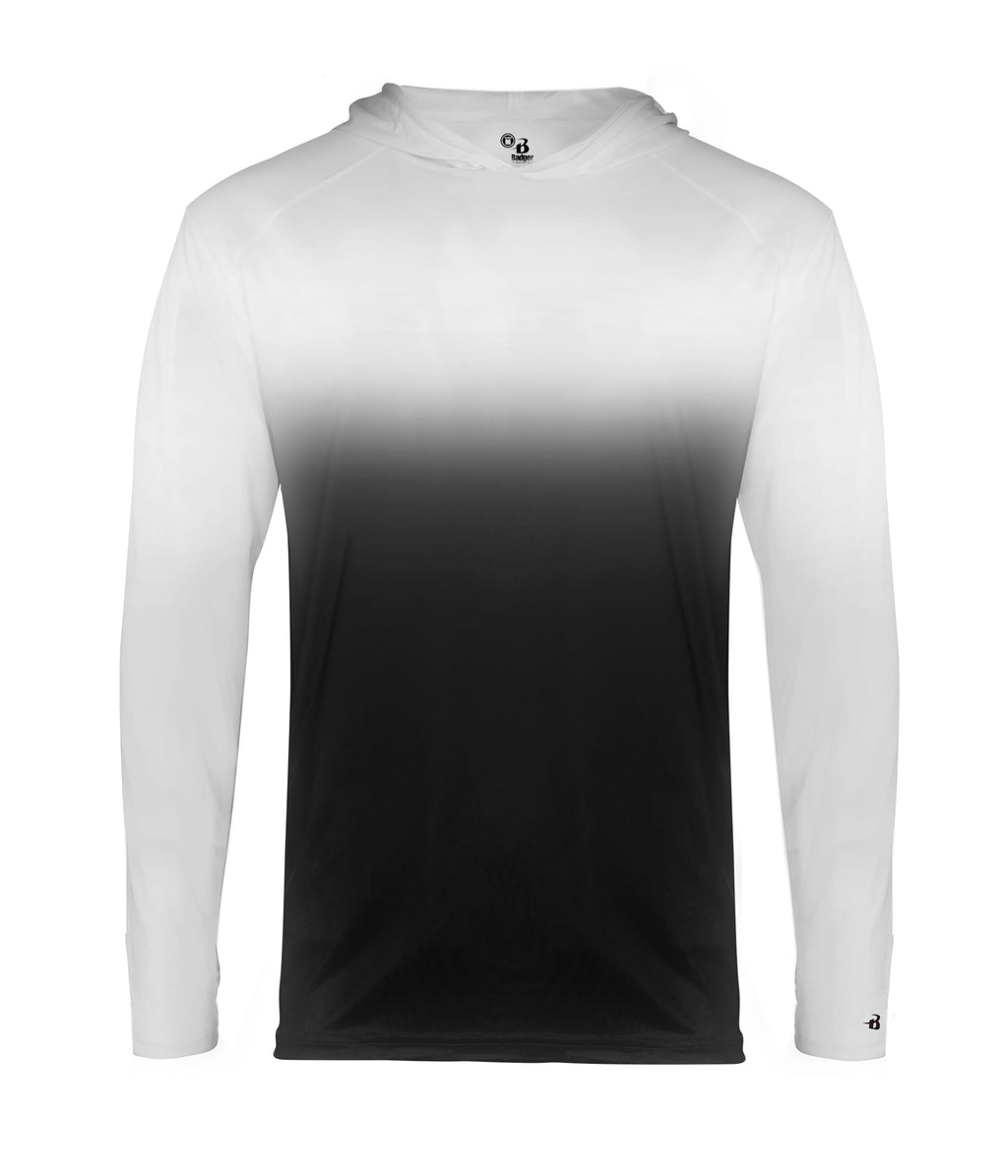 YOUTH OMBRE HOODED T-SHIRT - MOISTURE-WICKING PERFORMANCE