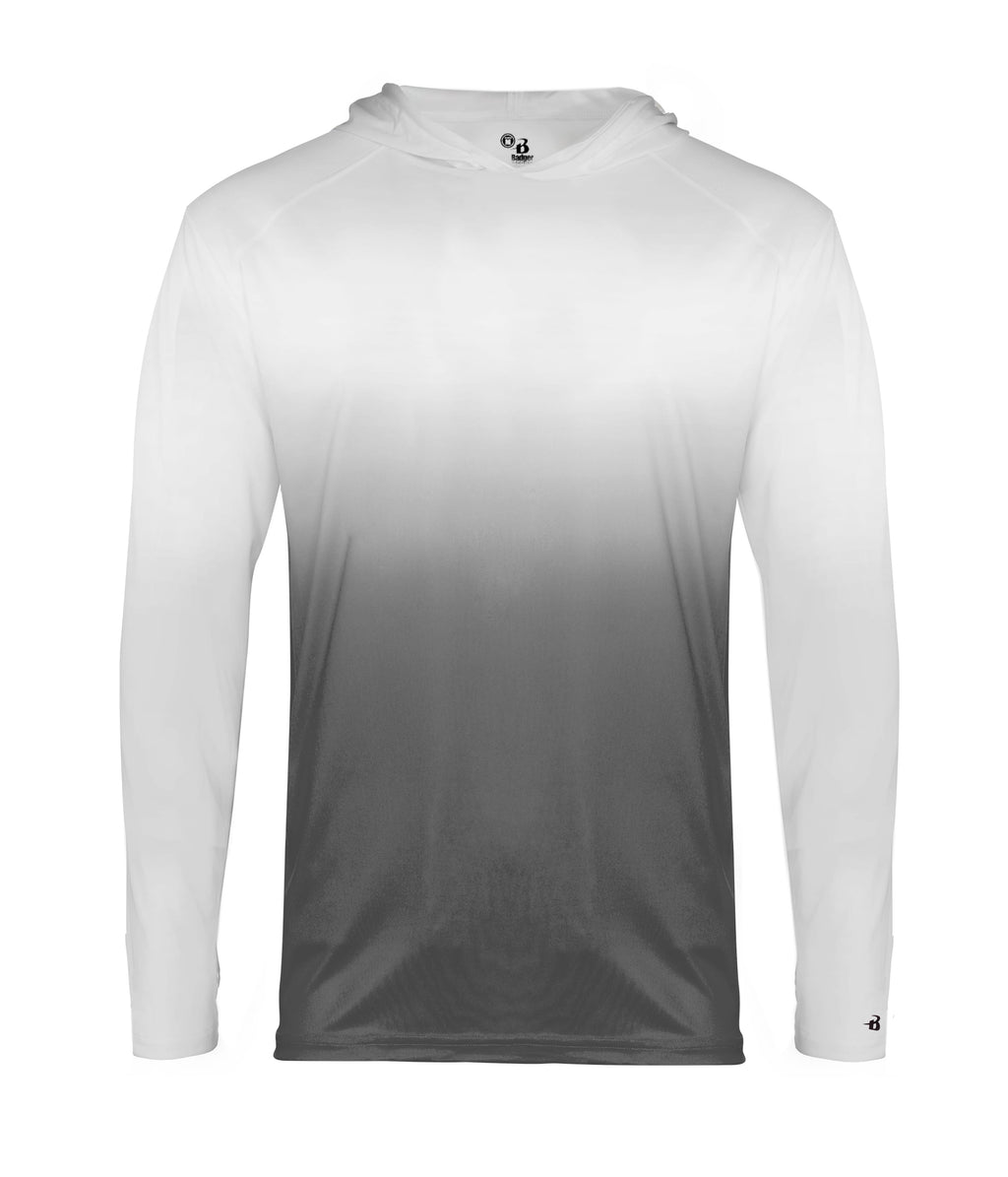 YOUTH OMBRE HOODED T-SHIRT - MOISTURE-WICKING PERFORMANCE