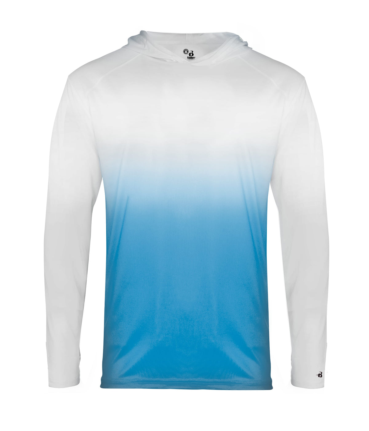 YOUTH OMBRE HOODED T-SHIRT - MOISTURE-WICKING PERFORMANCE