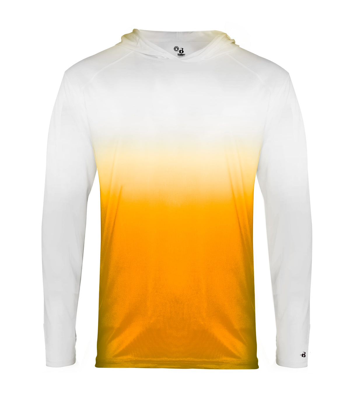 YOUTH OMBRE HOODED T-SHIRT - MOISTURE-WICKING PERFORMANCE
