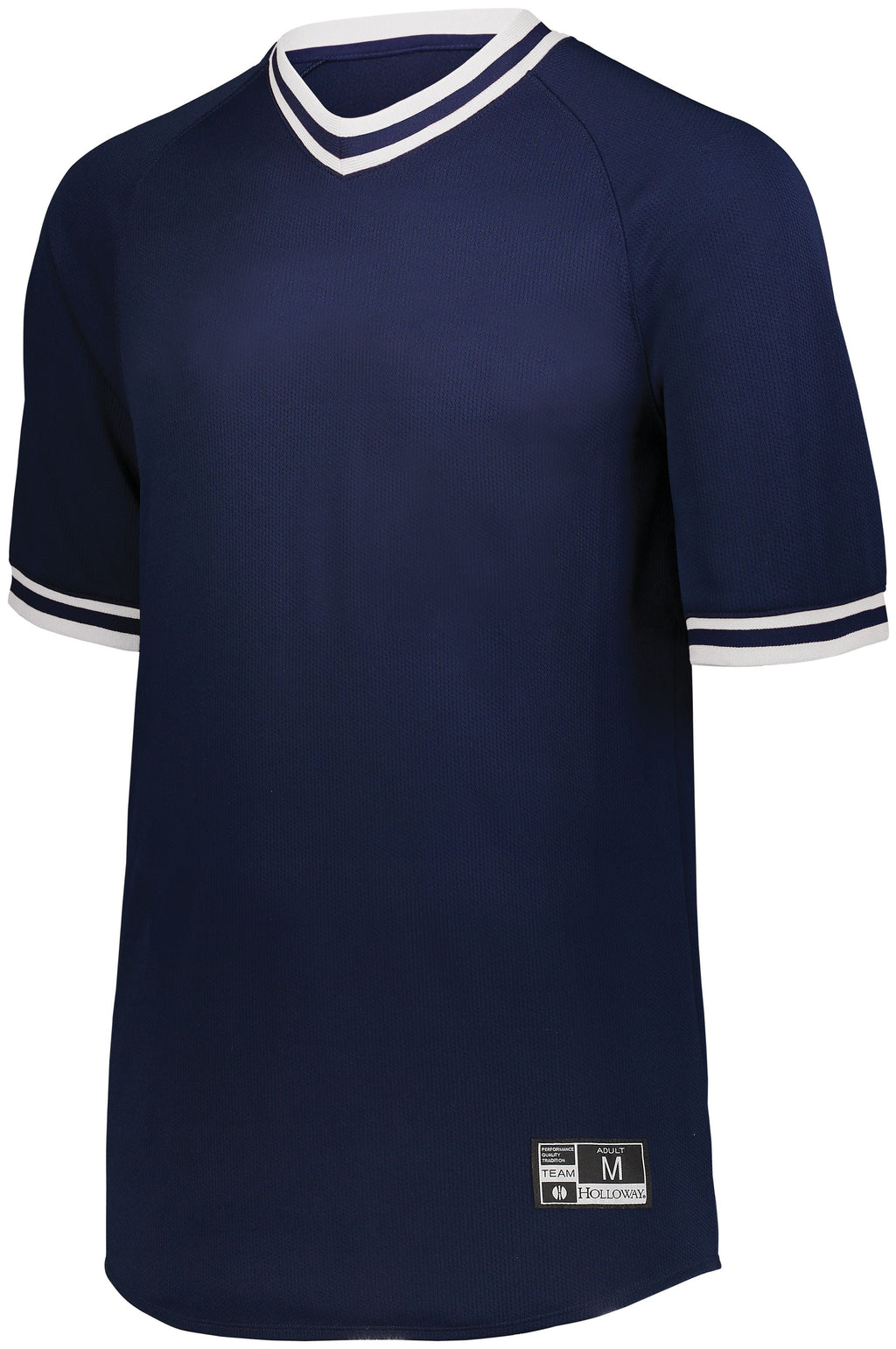 RETRO V-NECK BASEBALL JERSEY - MOISTURE-WICKING POLYESTER