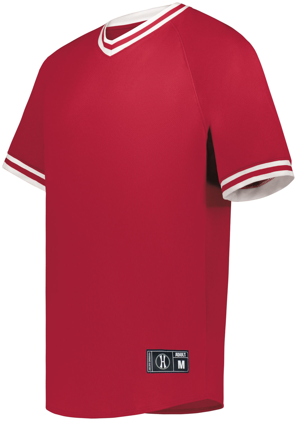 RETRO V-NECK BASEBALL JERSEY - MOISTURE-WICKING POLYESTER