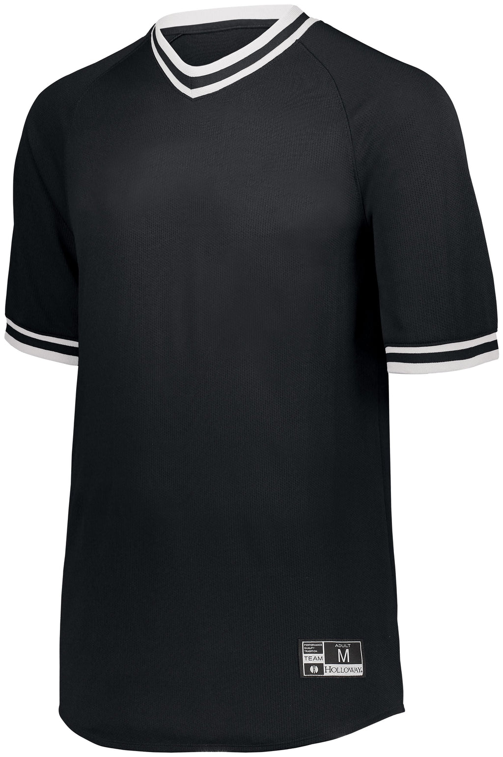 RETRO V-NECK BASEBALL JERSEY - MOISTURE-WICKING POLYESTER