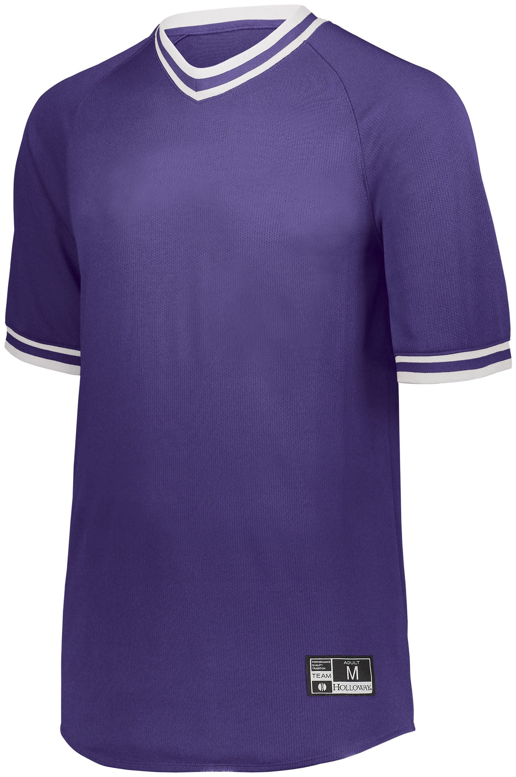 YOUTH RETRO V-NECK BASEBALL JERSEY - MOISTURE-WICKING