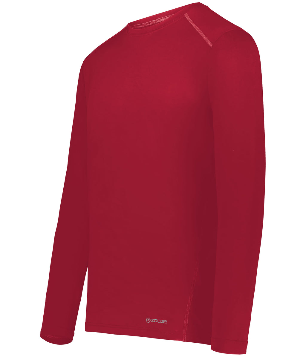 YOUTH ESSENTIAL LONG-SLEEVE T-SHIRT POWERED BY COOLCORE® - MOISTURE-WICKING