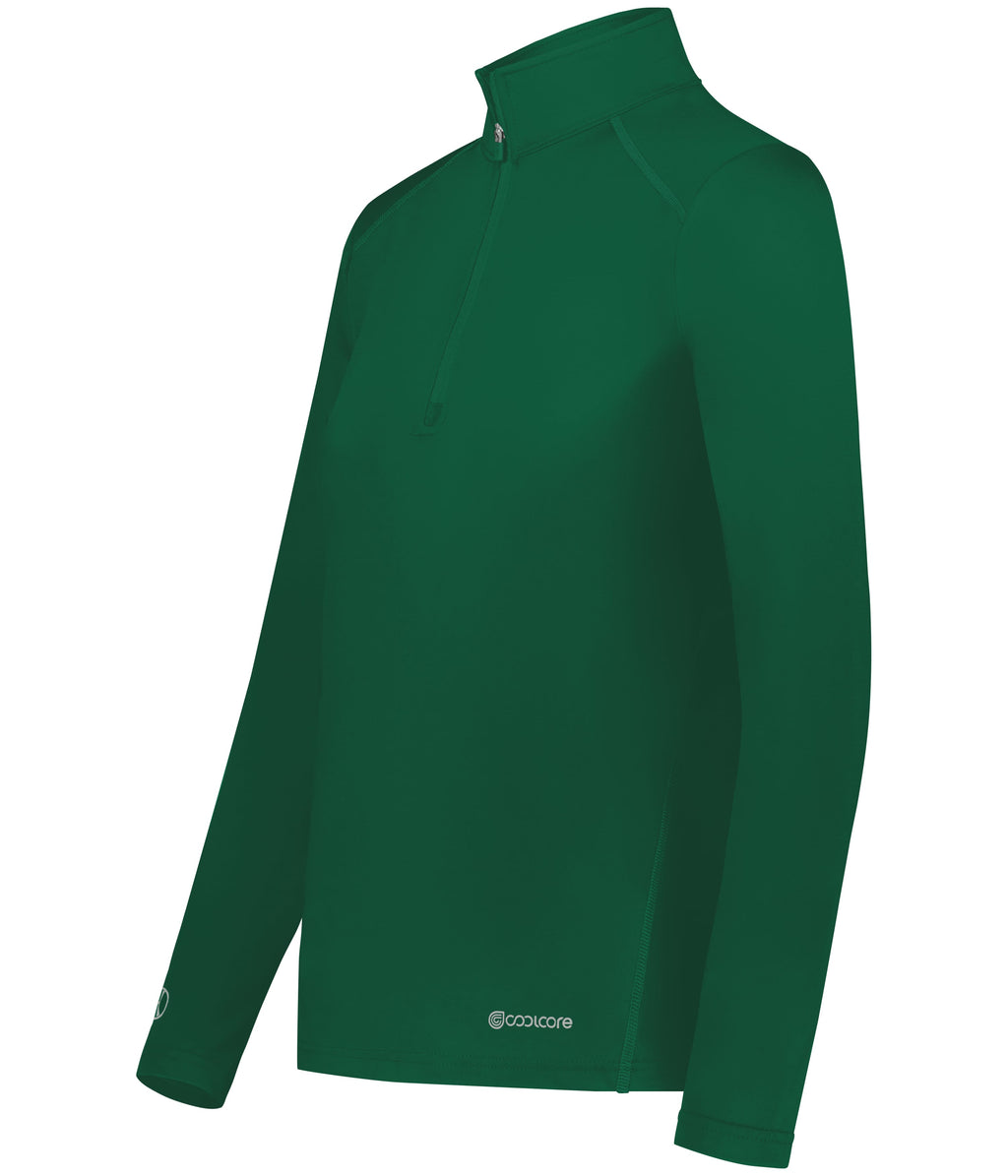WOMEN'S 1/4 ZIP PULLOVER POWERED BY COOLCORE® - MOISTURE-WICKING