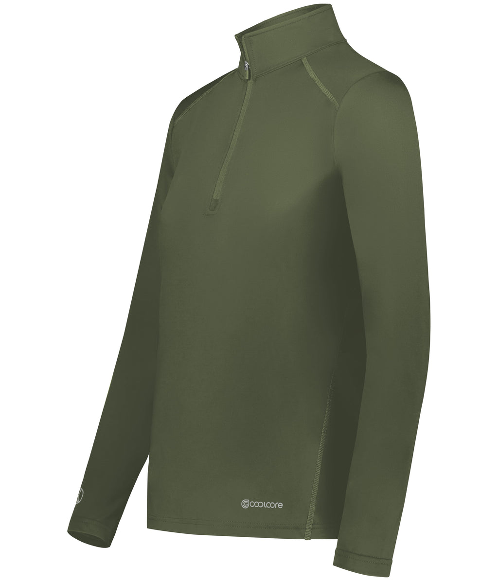 WOMEN'S 1/4 ZIP PULLOVER POWERED BY COOLCORE® - MOISTURE-WICKING