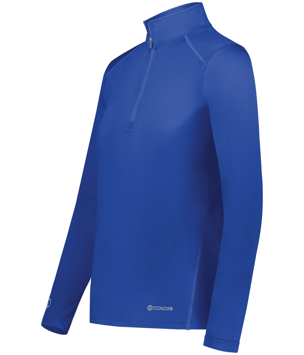 WOMEN'S 1/4 ZIP PULLOVER POWERED BY COOLCORE® - MOISTURE-WICKING