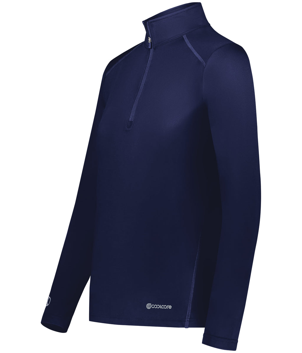 WOMEN'S 1/4 ZIP PULLOVER POWERED BY COOLCORE® - MOISTURE-WICKING