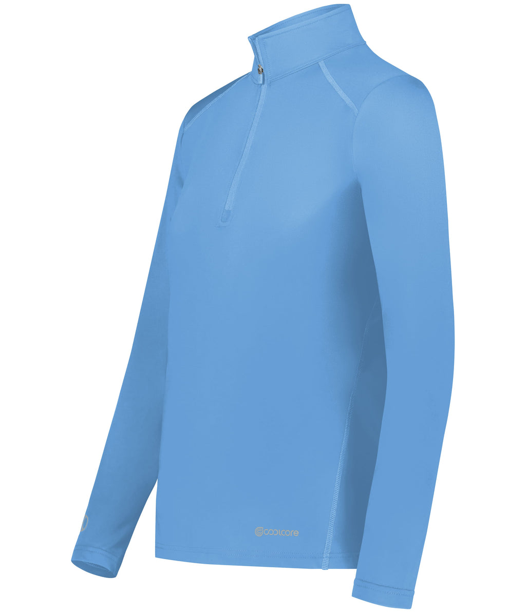 WOMEN'S 1/4 ZIP PULLOVER POWERED BY COOLCORE® - MOISTURE-WICKING