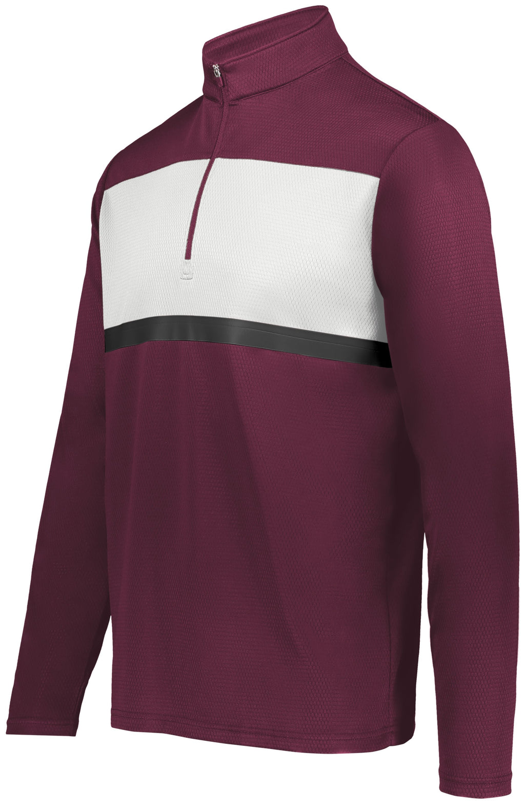PRISM BOLD 1/4 ZIP PULLOVER - MOISTURE-WICKING POLYESTER