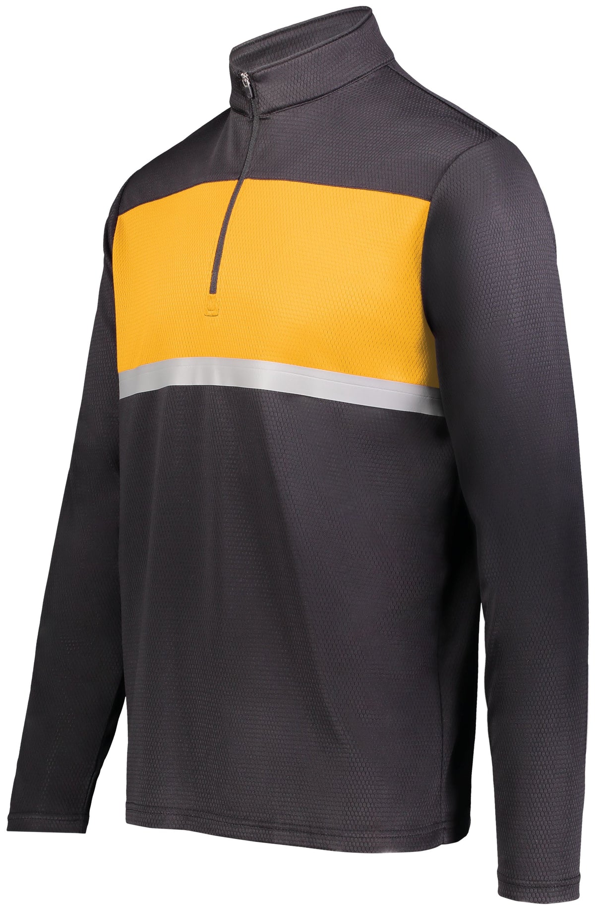 PRISM BOLD 1/4 ZIP PULLOVER - MOISTURE-WICKING POLYESTER