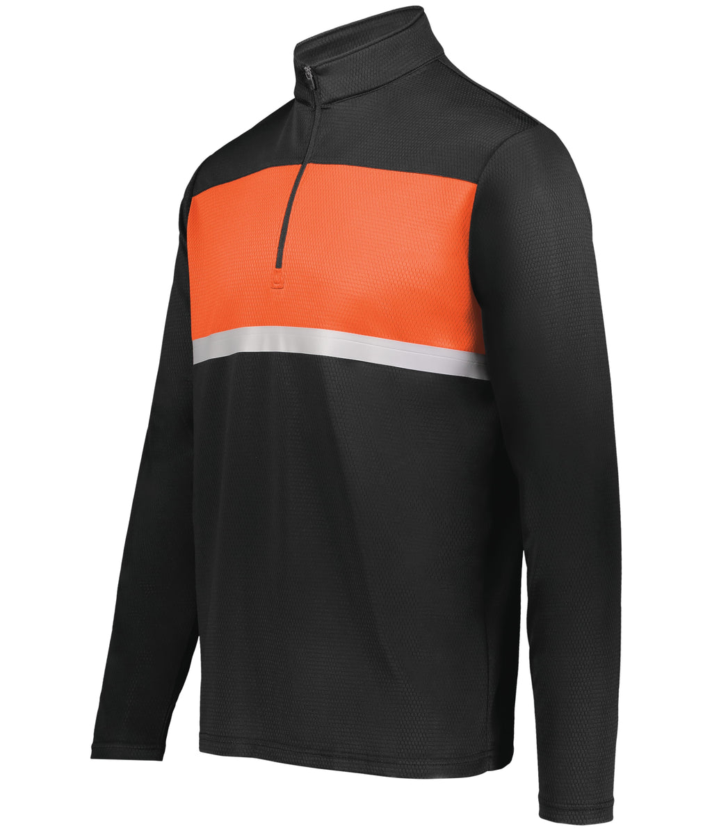 PRISM BOLD 1/4 ZIP PULLOVER - MOISTURE-WICKING POLYESTER