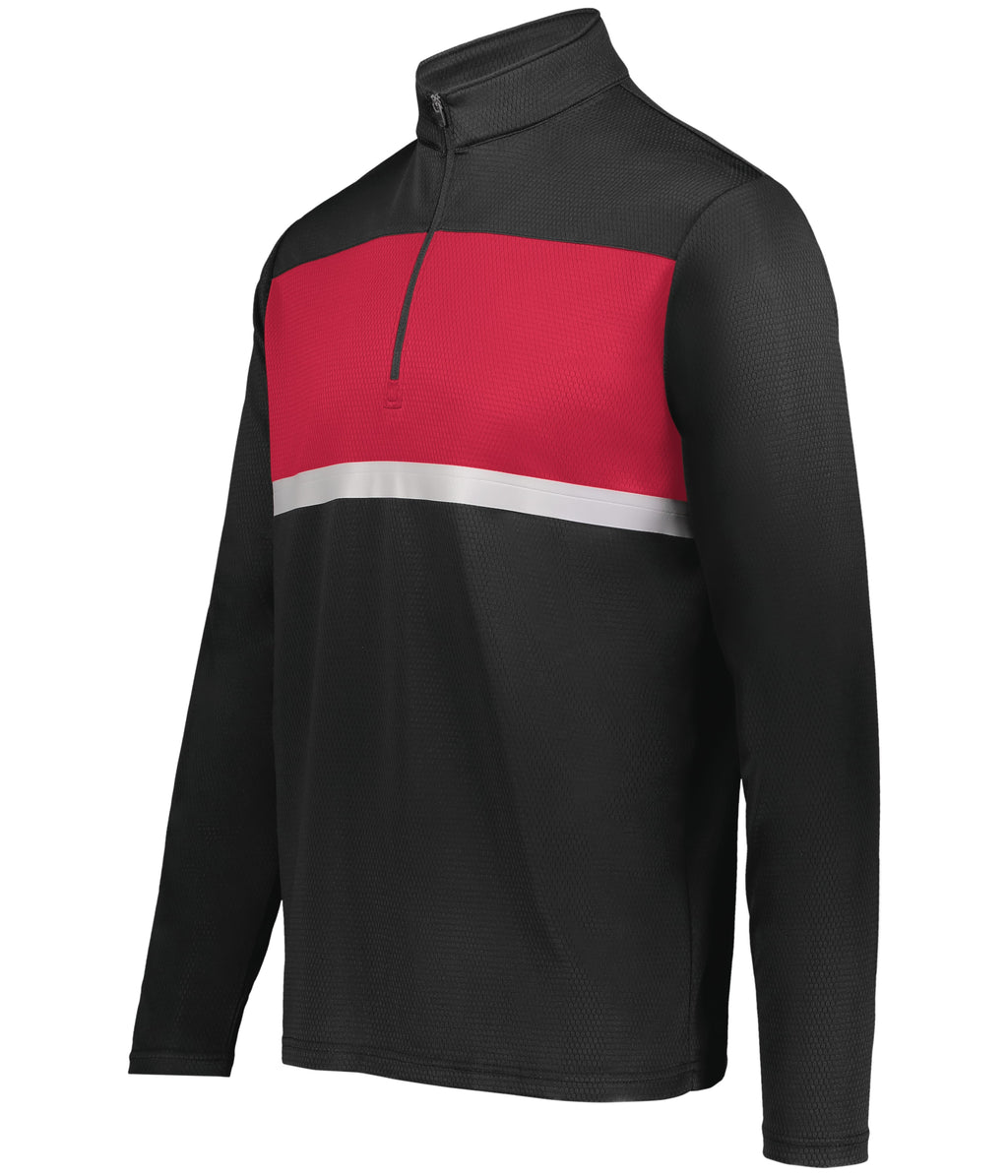 PRISM BOLD 1/4 ZIP PULLOVER - MOISTURE-WICKING POLYESTER