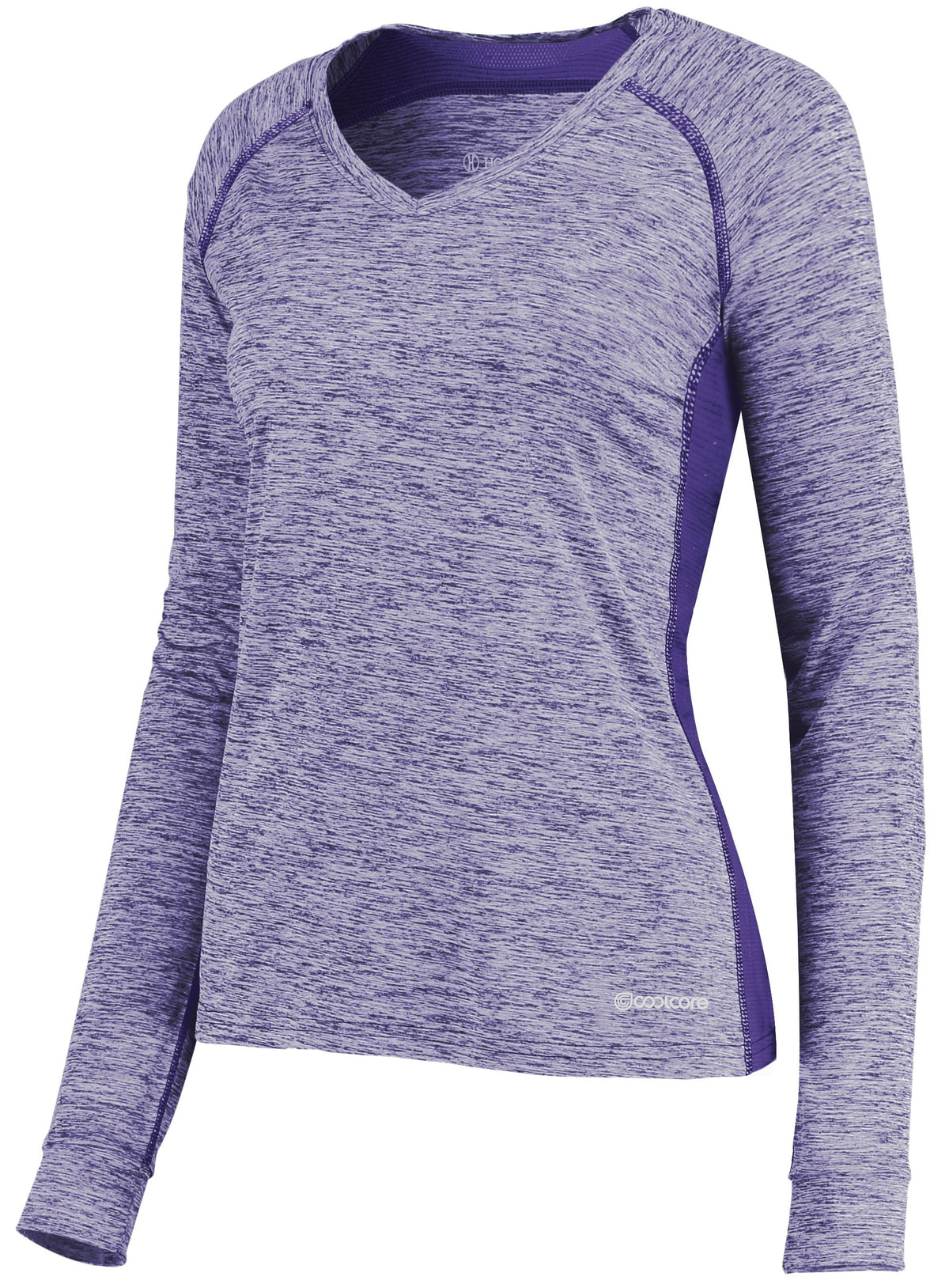WOMEN'S ELECTRIFY LONG-SLEEVE T-SHIRT POWERED BY COOLCORE® - MOISTURE-WICKING