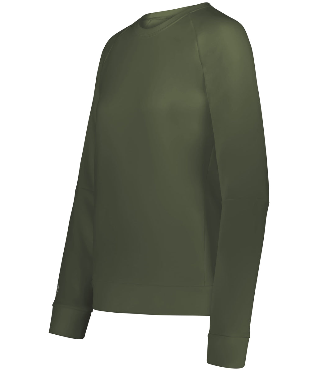 WOMEN'S MOMENTUM TEAM FLEECE CREW - MOISTURE-WICKING