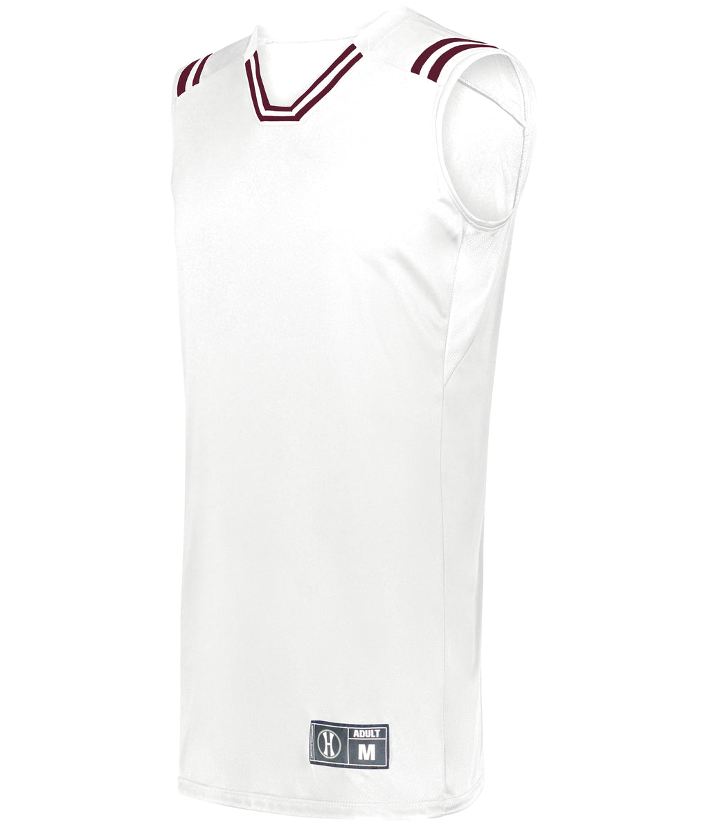 RETRO BASKETBALL JERSEY - MOISTURE-WICKING POLYESTER