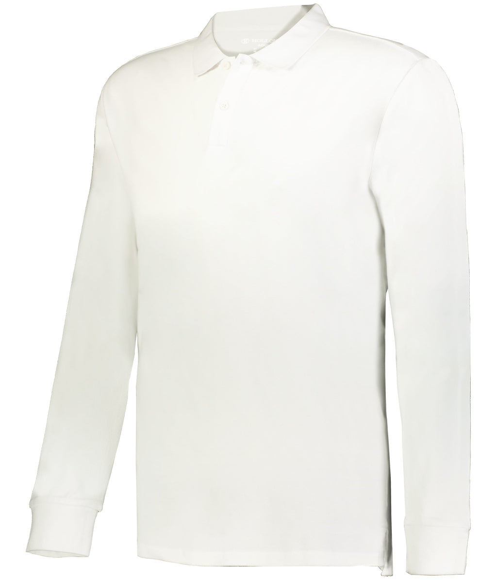 CORE COTTON LONG-SLEEVE POLO
