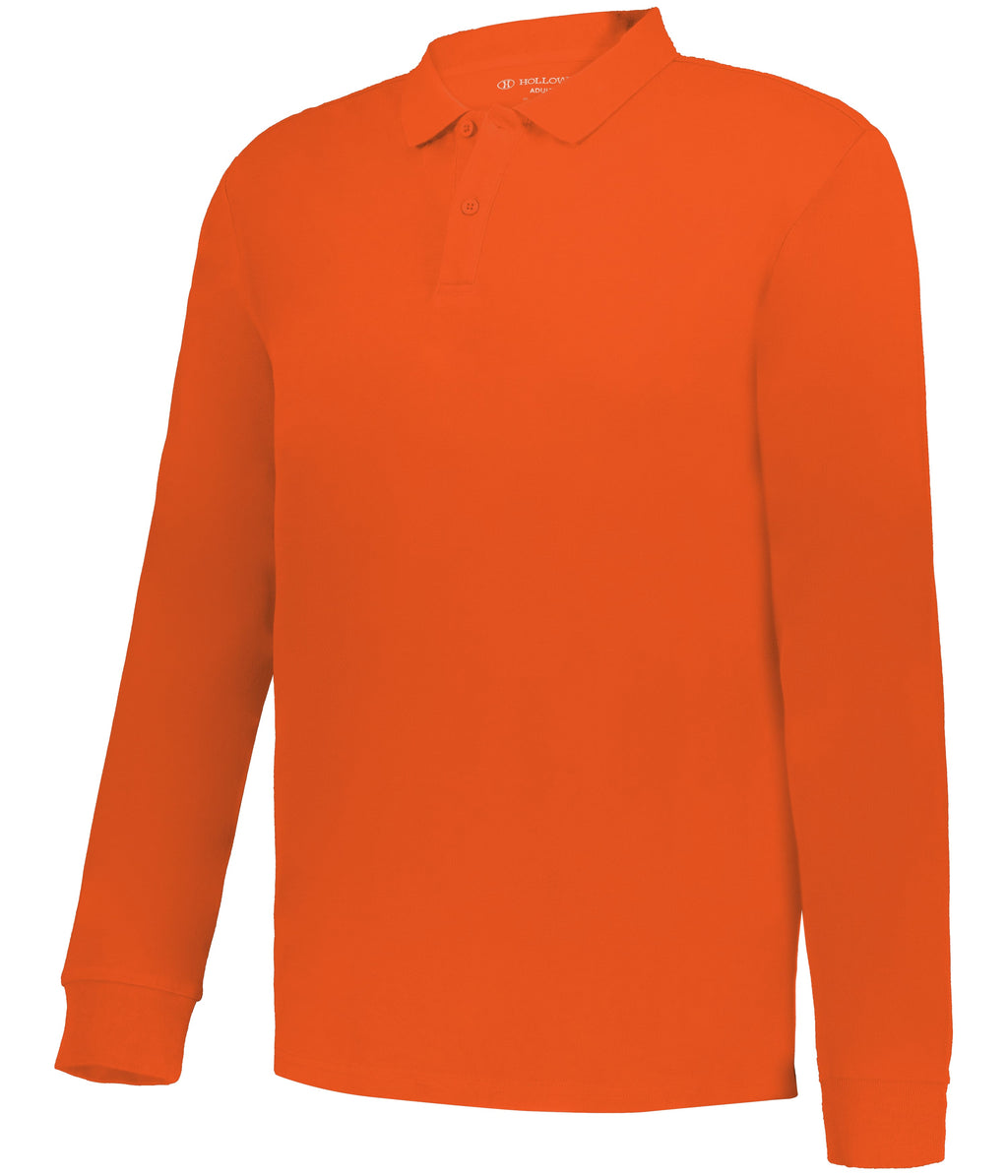 CORE COTTON LONG-SLEEVE POLO