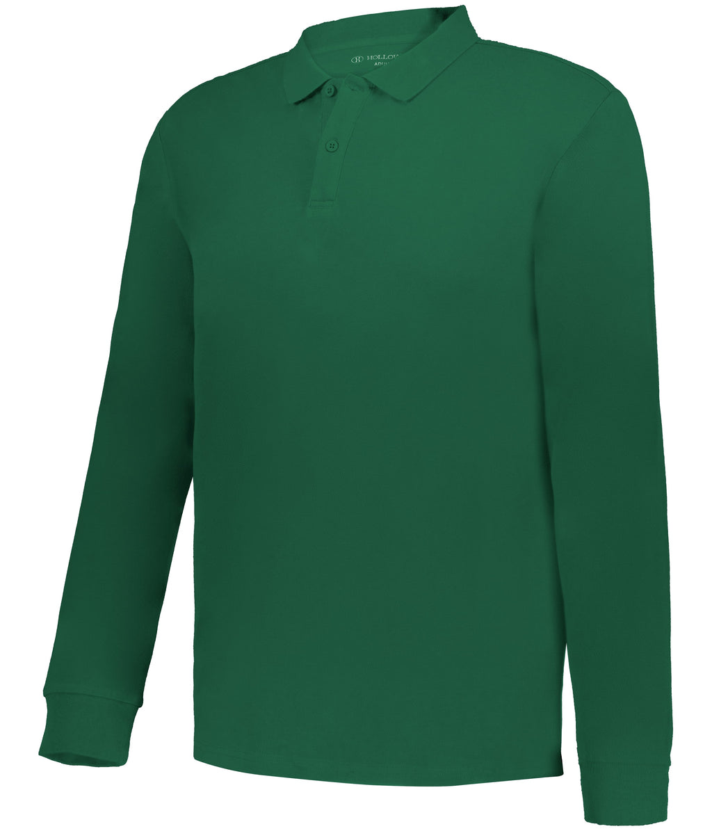 CORE COTTON LONG-SLEEVE POLO