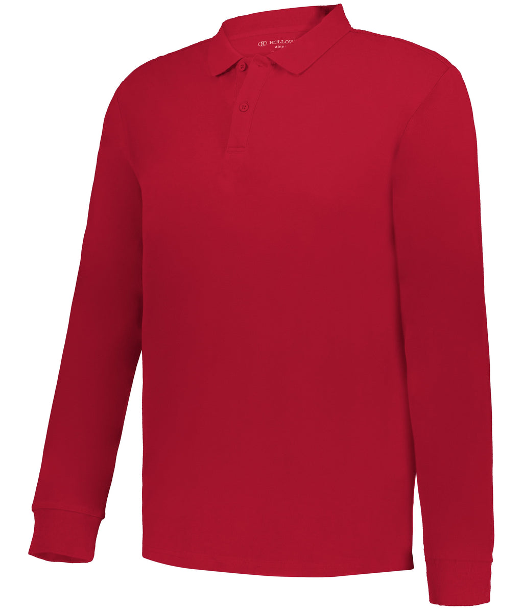 CORE COTTON LONG-SLEEVE POLO