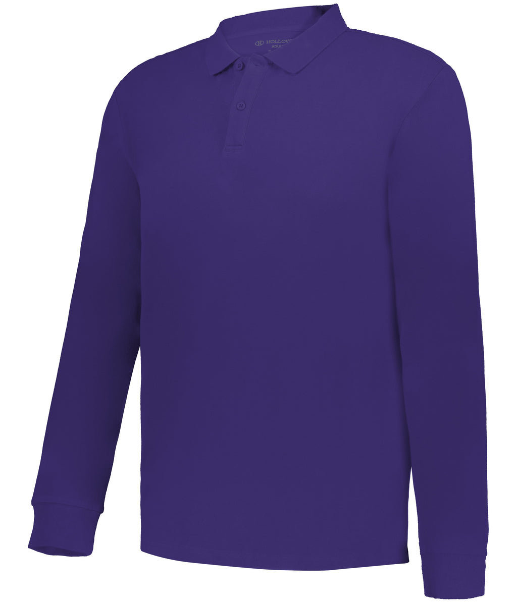 CORE COTTON LONG-SLEEVE POLO