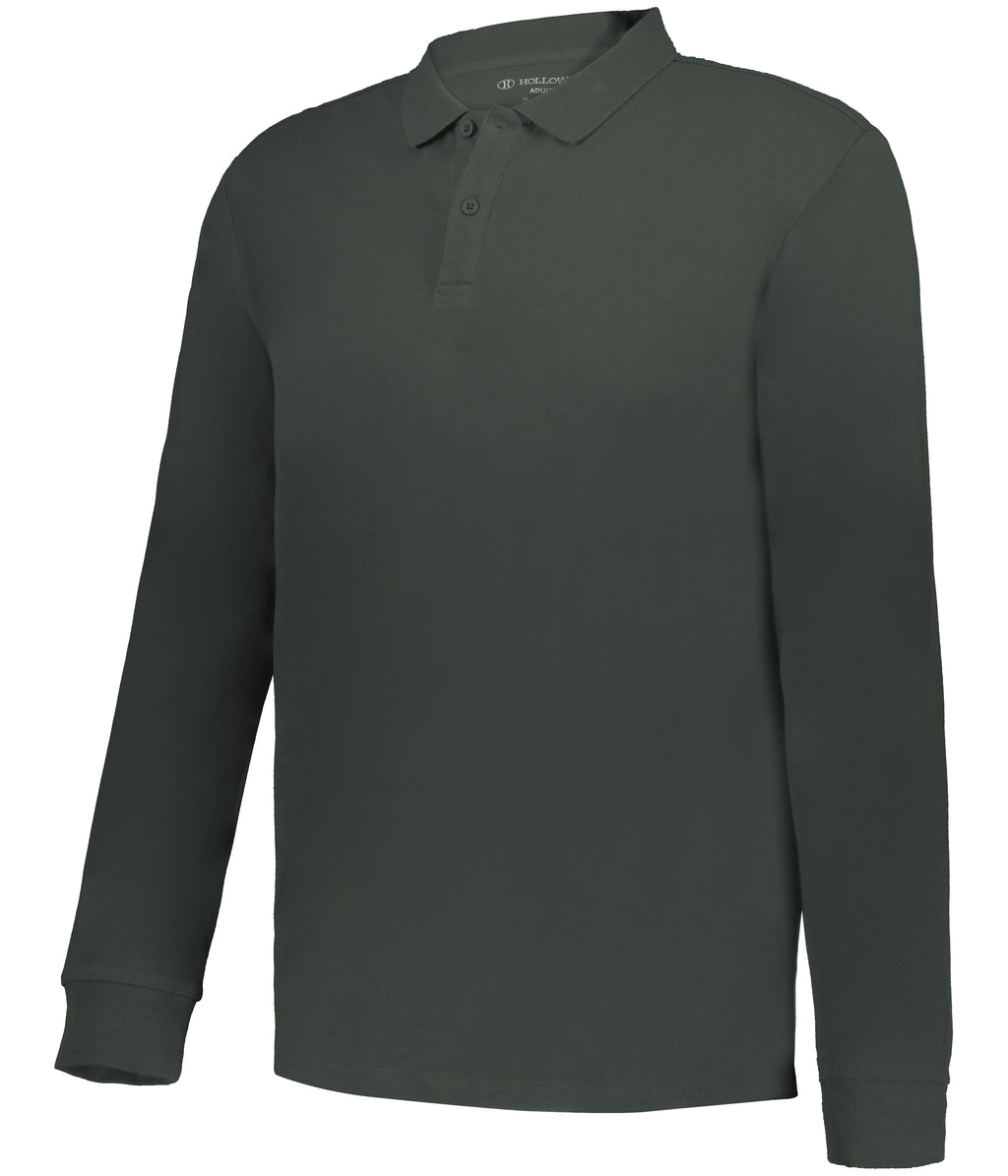 CORE COTTON LONG-SLEEVE POLO