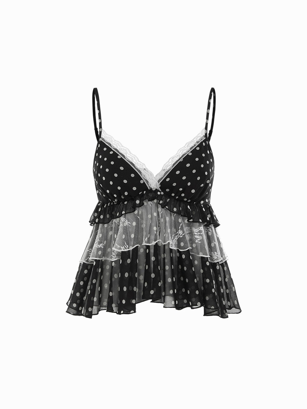 Leopard-print Chiffon Blouse Womens Summer Ruffled Mesh Sexy Top